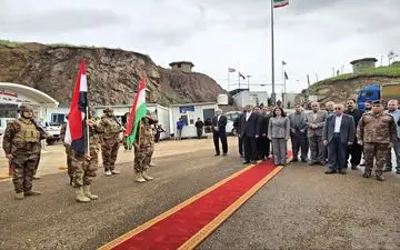  استاندار کرمانشاه وارد عراق شد/ استقبال استاندار حلبچه در صفر مرزی