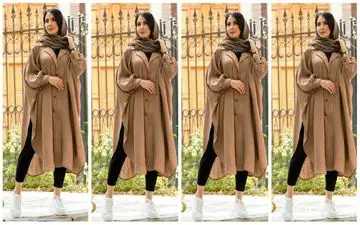 خانم های شیک پوش فقط بیان/ مدل مانتو نسکافه ای با طرح های خاص