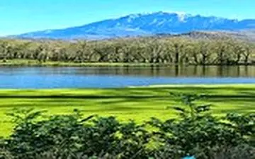 دریاچه زیبای عروس که یکی از زینت‌های بی‌نظیر کشورمان است