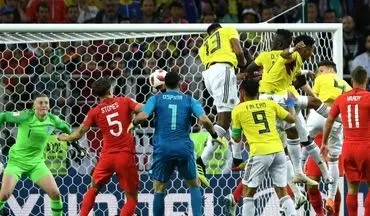 انگلیس با غلبه بر کلمبیا صعود کرد/ طلسم پنالتی‌های سه‌شیر شکست
