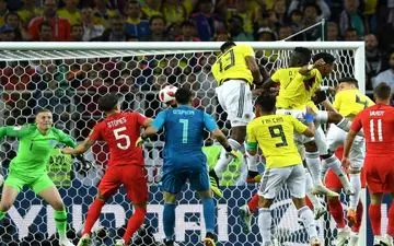 انگلیس با غلبه بر کلمبیا صعود کرد/ طلسم پنالتی‌های سه‌شیر شکست