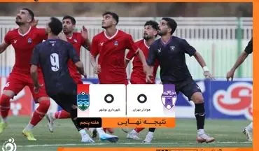 توقف خانگی صدرنشین؛ هوادار دو امتیاز حساس را از دست داد