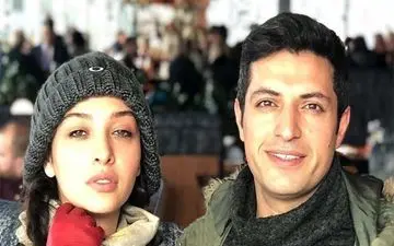 تیپ جدید اشکان خطیبی و همسرش در خارج از کشور‌ + عکس