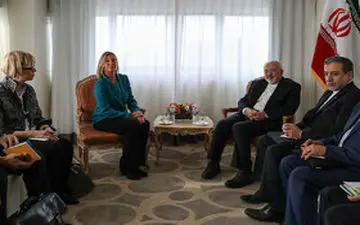  موگرینی با ظریف دیدار کرد