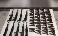 کشف ۴۰ قبضه سلاح جنگی توسط مرزبانان کرمانشاه