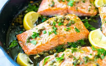 کیا عاشق غذاهای دریایی هستن؟بیاین اینجا| سالمون با سس سیر و لیمو