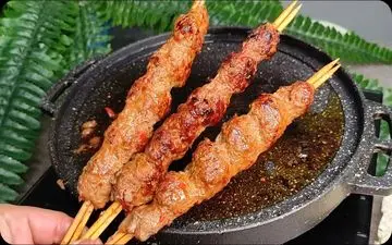 کباب انگشتی در تابه: یه دل سیر کباب بخور، بدون دود و دم منقل! + آموزش