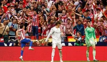 اتلتیکو برنده دربی جذاب مادرید؛ شب تلخ رئال در متروپولیتانو