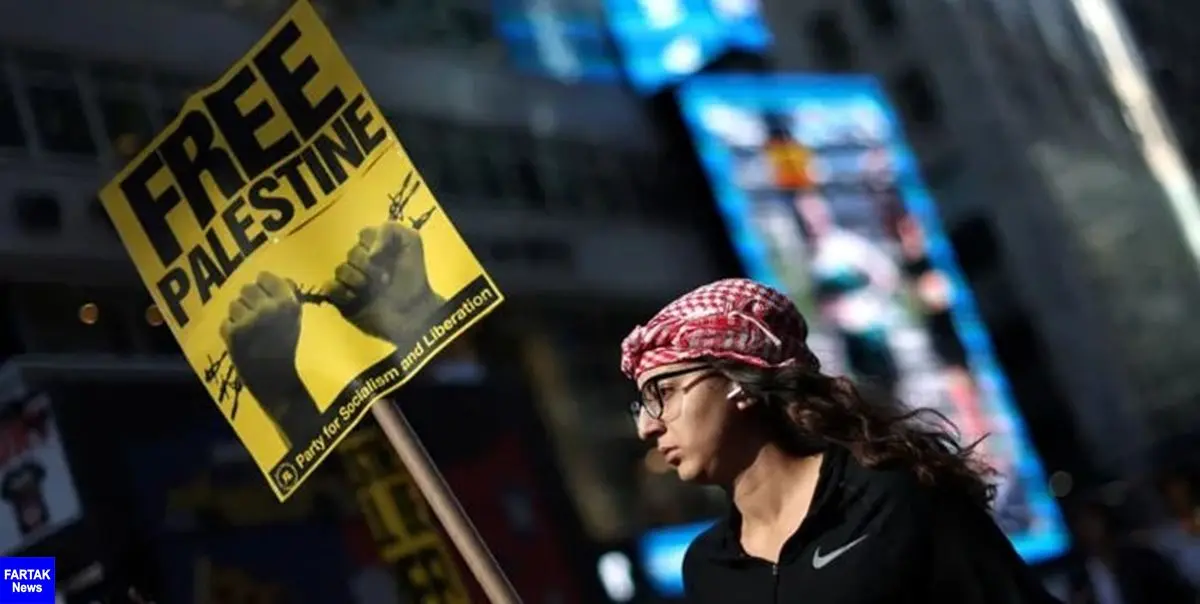 تظاهرات هزاران نفر در نیویورک در حمایت از فلسطین