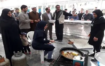 حضور گسترده زائران در موکب سیدالشهداء (س) آستان مقدس امامزاده باقر(ع) بیستون (به روایت تصویر)