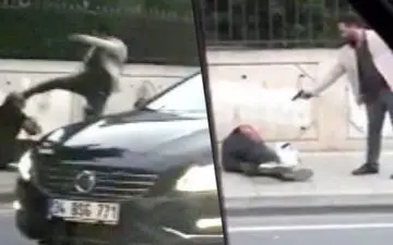 صحنه وحشتناک قتل در خیابان در روز روشن