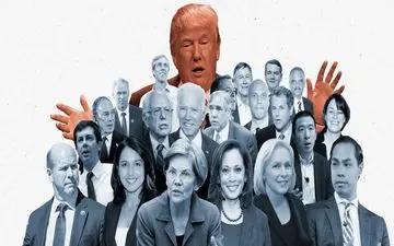 صف‌آرایی نامزدهای دموکرات در برابر ترامپ؛ چه کسی به ۲۰۲۰ می‌رسد؟