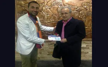 سکوت آقای مجری دربرابر شایعات/عکس