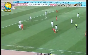 خلاصه بازی فولاد 0 - 1 تراکتورسازی  + فیلم