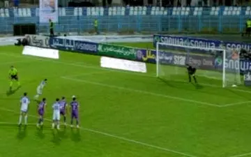 گل اول ملوان به هوادار (پنالتی محمد عمری) | فیلم