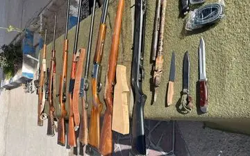 کشف یک کارگاه غیرمجاز تولید اسلحه و مهمات در تفت یزد