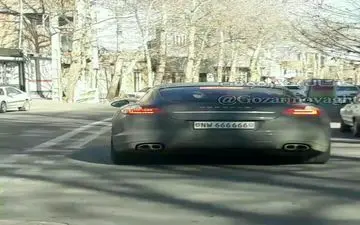 پورشه پانامرا با پلاک عجیب در ایران