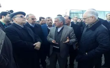  بازدید رئیس بانک مرکزی از بیابانی به نام پالایشگاه آناهیتا +عکس