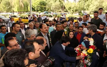 استقبال از چهار کبدکار کرمانشاهی، دارنده  مدال طلای بازی‌های آسیایی ۲۰۱۸ جاکارتا 