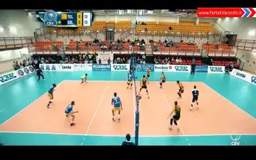 دریافت‌های حیرت‌انگیز در والیبال + فیلم