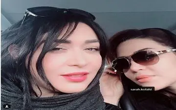 سلفی سارا منجزی پور و دوستش، با میکاپ و حجاب متفاوت (عکس)