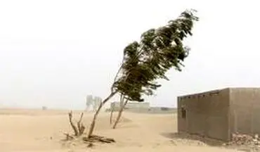 وزش باد شدید با سرعت ۹۰ کیلومتری در کشور