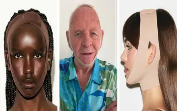 گن صورت کیم کارداشیان جنجال به پا کرد؛ معجزه زیبایی یا حقه بازاریابی؟