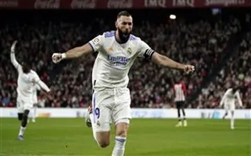  سه امتیاز طلایی به حساب رئالی ها/تشویق بی‌سابقه کریم بنزما در ورزشگاه بیلبائو