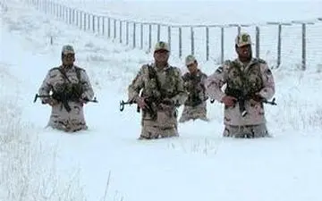 شهادت مرزبان هنگ مرزی سردشت بر اثر سقوط بهمن