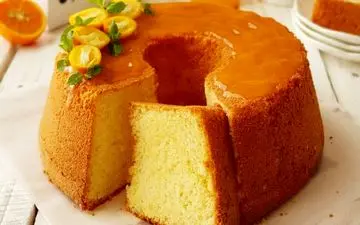 طرز تهیه کیک پرتقالی اسفنجی؛ عطر و طعمی بی‌نظیر