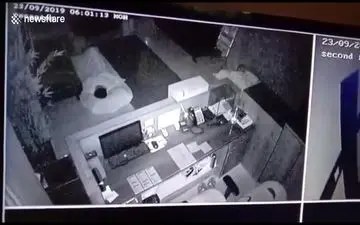 مسافر ناخوانده به طرز وحشتناکی کارمندان هتل را بیدار کرد