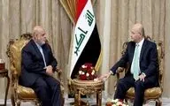 دیدار سفیر ایران در بغداد با رئیس‌جمهور عراق