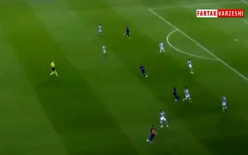 گل اول بارسلونا به رئال بتیس توسط گریژمان