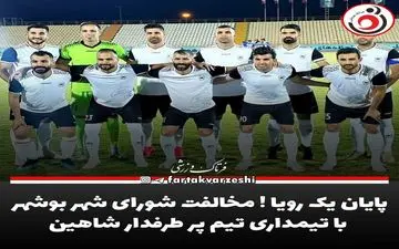 پایان یک رویا ! مخالفت شورای شهر بوشهر با تیمداری تیم پر طرفدار شاهین