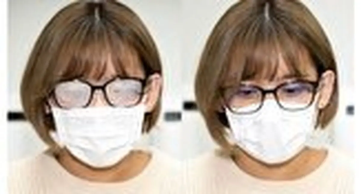 راهکار‌هایی برای جلوگیری از بخار شیشه عینک هنگام ماسک زدن 