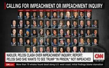 59 نماینده دموکرات خواستار بررسی روند استیضاح ترامپ شدند