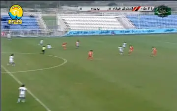 خلاصه بازی گسترش فولاد 0 - 0 پدیده + فیلم