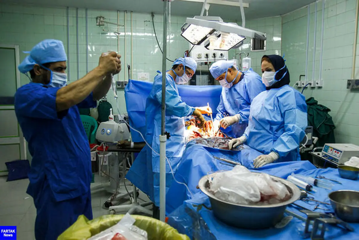 اهداء عضو بیمار مرگ مغزی در بیمارستان کیش