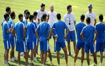 گزارش تمرین امروز آبی های پایتخت