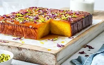 آموزش کامل کیک زعفرانی | جذاب و دلبر!