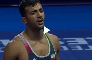 کسب مدال برنز جهانی توسط کشتکار در وزن 63 کیلوگرم + ویدئو