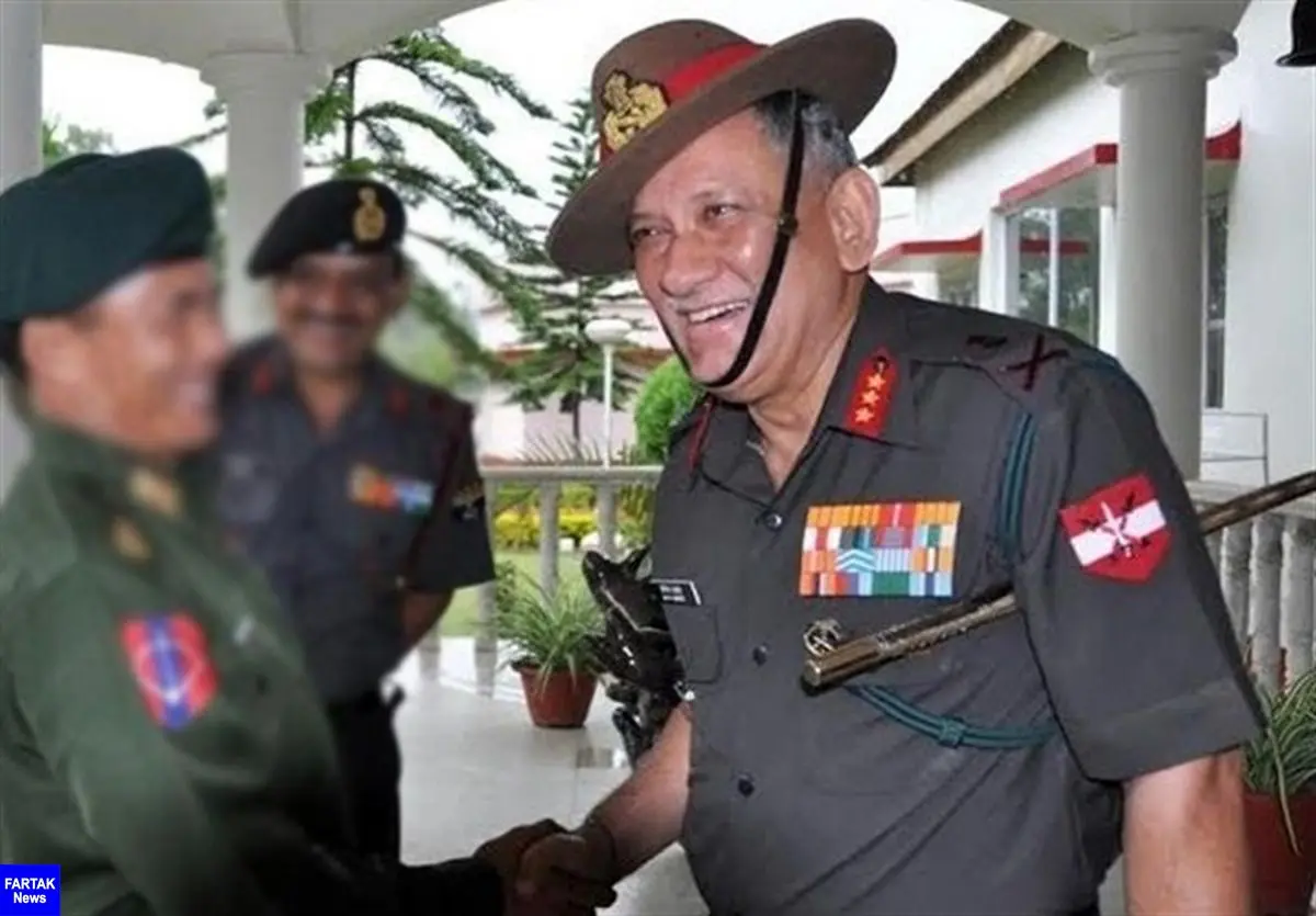  پاسخ عجیب فرمانده ارتش هند به پیام صلح پاکستان