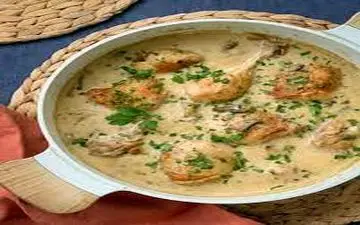 طرز تهیه  مرغ خامه ای | خیلی خوش خوراکه عاشقش میشی!