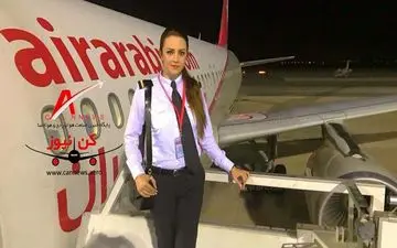 دختر ایرانی خلبان ایرباس 320 ایرلاین خارجی شد + عکس