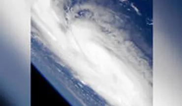 طوفانی در اقیانوس اطلس از نگاه ایستگاه فضایی