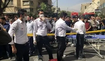  آتش سوزی برج تجاری بهار تهران یک کشته و 100 نجات یافته داشت