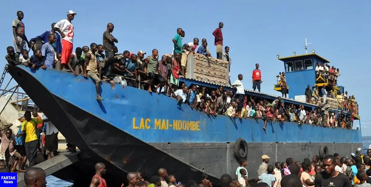 مفقود شدن 200 نفر بر اثر غرق شدن یک قایق در جمهوری دموکراتیک کنگو 