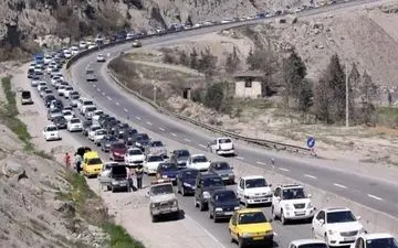 ممنوع بودن تردد خودروها تا اطلاع ثانوی در محور کندوان