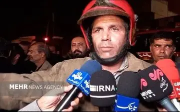 آتش‌سوزی در ساختمان اداری-تجاری خیابان یوسف‌آباد مهار شد