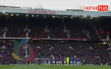 ادای‌احترام‌به‌مالک لستر قبل از بازی منچستر و اورتون + فیلم